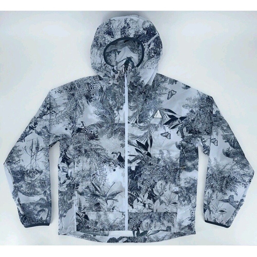 New Nike ACG Cinder Cone Windproof Print Jacket Wood Men’s Size XXL HJ2885-085
